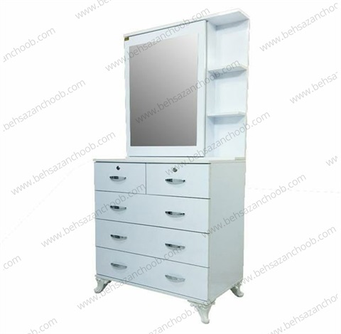 میز آرایش درب ریلی پنج کشو کد 205